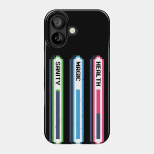 Video Game Sanity Bar - Funny RPG Stats Phone Case