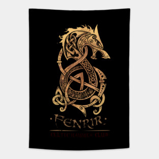 Fenrir: The Monster Wolf of Norse Mythology Tapestry