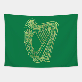 Celtic Harp Tapestry