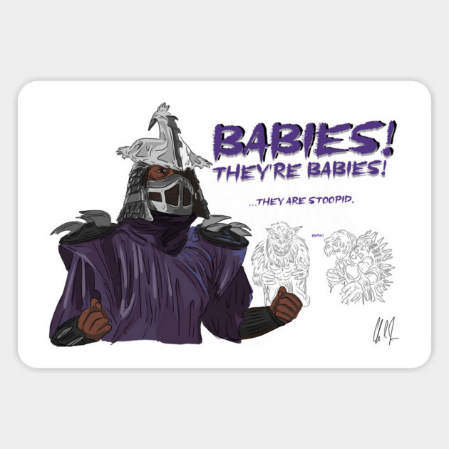 TMNT2: Babies?! Magnet by 51Deesigns