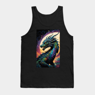 Psychedelic Dragon 3 Tank Top