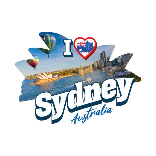 I Love Sydney Australia by Vinokurio