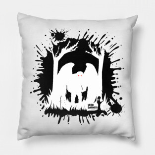 Mothman Splotch Pillow