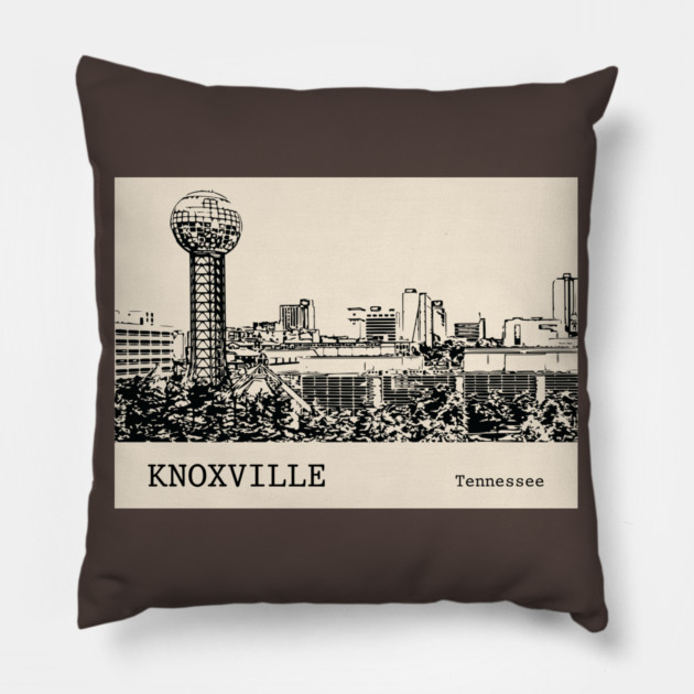 Knoxville Tennessee Pillow by Lakeric