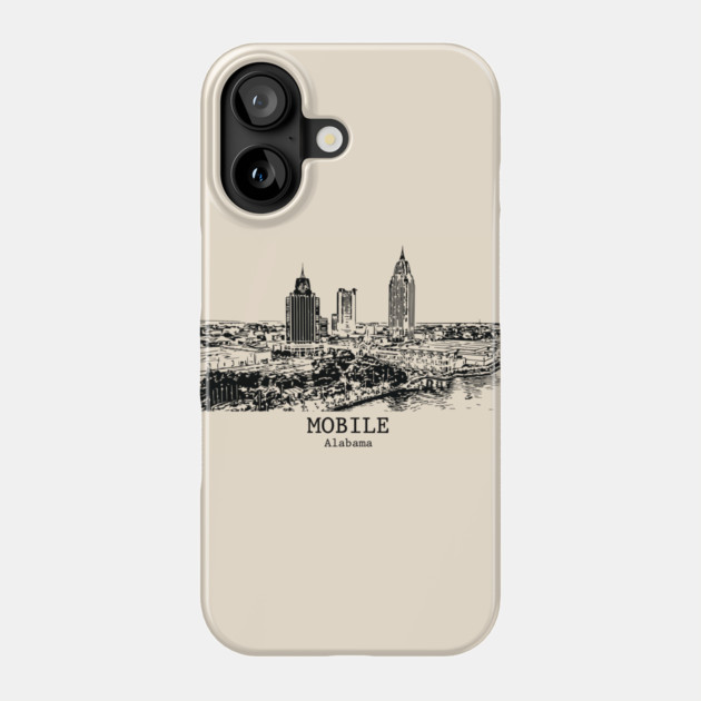 Mobile - Alabama Phone Case by Lakeric