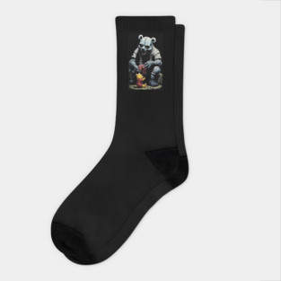 Zombie Winnie the Pooh 2 Socks
