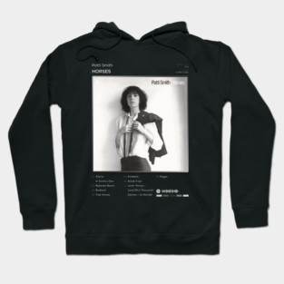 Patti Smith - Horses Tracklist Album Hoodie