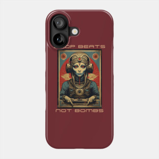 Drop Beats Not Bombs Anti-War Alien Annunaki Phone Case