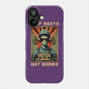 Drop Beats Not Bombs Anti-War Alien Phone Case