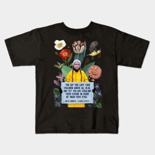 Greta Thunberg - Climate Activist Kids T-Shirt