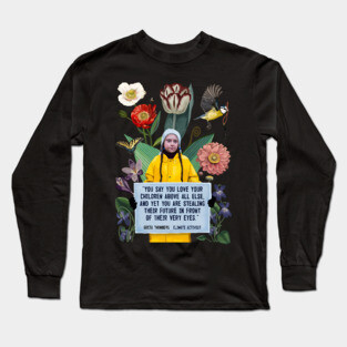 Greta Thunberg - Climate Activist Long Sleeve T-Shirt
