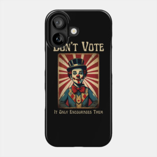 Funny Election 2024 Vintage Clown Phone Case