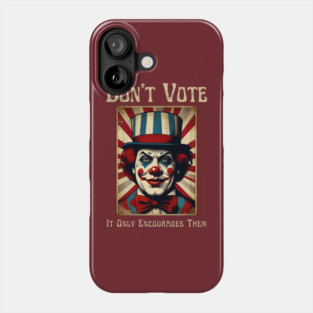 Funny Election 2024 Vintage Clown Phone Case
