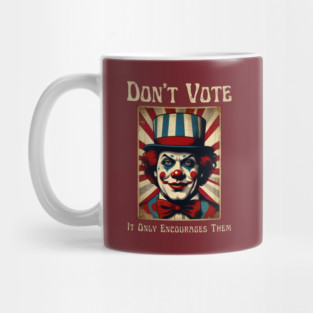 Funny Election 2024 Vintage Clown Mug