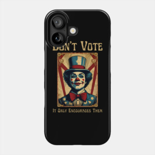 Funny Election 2024 Vintage Clown Phone Case