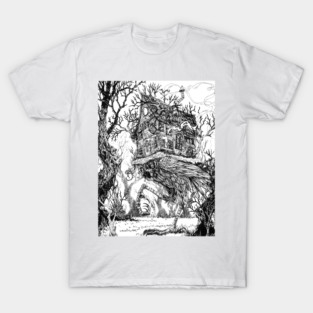 Baba Yaga's Hut - A Walk in the Woods T-Shirt