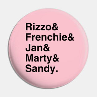 Rydell Girls List Pin