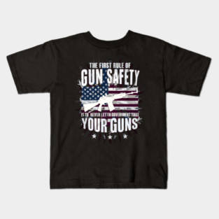 Second Amendment Gun Rights Patriotic Kids T-Shirt