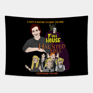 Full House on Haunted Hill Tapestry
