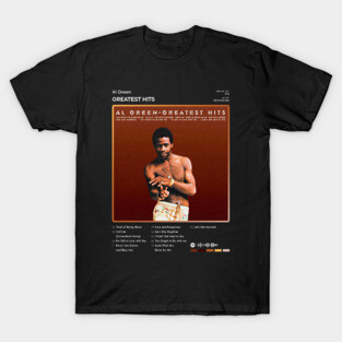 Al Green - Greatest Hits Tracklist Album T-Shirt