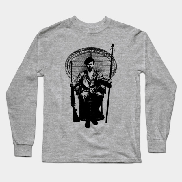 Huey Newton Long Sleeve T-Shirt by UrbanLifeApparel