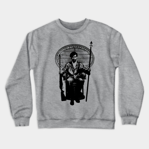 Huey Newton Crewneck Sweatshirt by UrbanLifeApparel