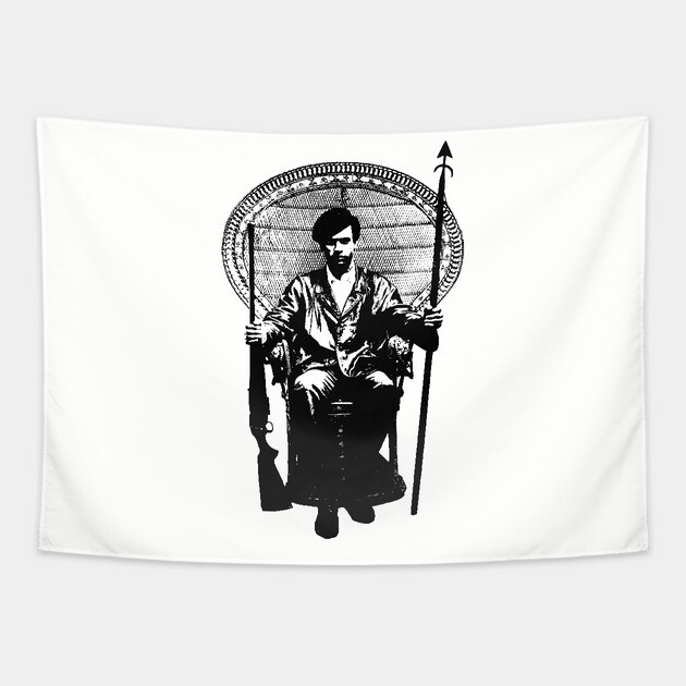 Huey Newton Tapestry by UrbanLifeApparel