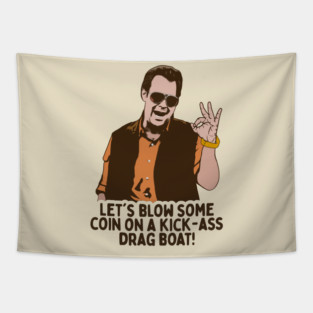 Uncle Roman - Let's Blow Some Coin Tapestry