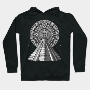 Aztec Pyramid Calendar Hoodie