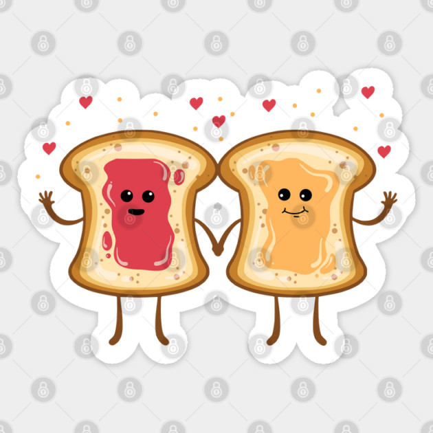 National Peanut Butter & Jelly BFFs Sticker by HolidayBug