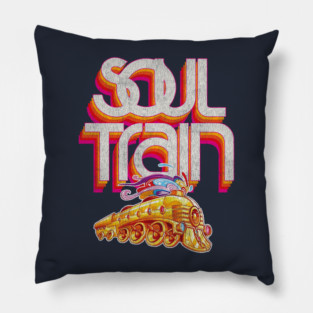Soul Train Logo Worn Pillow