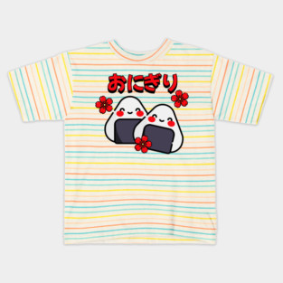 Kawaii Onigiri Kids T-Shirt