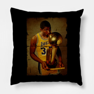 Vintage Magic Johnson Pillow