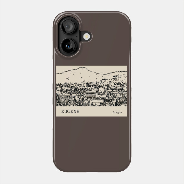Eugene Oregon Phone Case by Lakeric