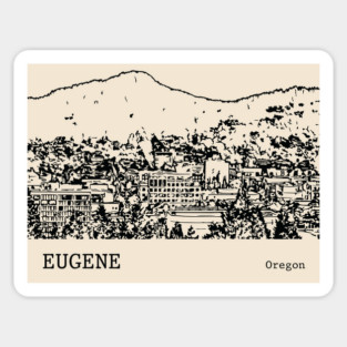 Eugene Oregon Sticker