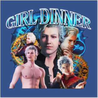 Girl Dinner Astarion Bulders Baldurs Gate 3 Posters and Art