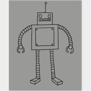 Robot Posters and Art