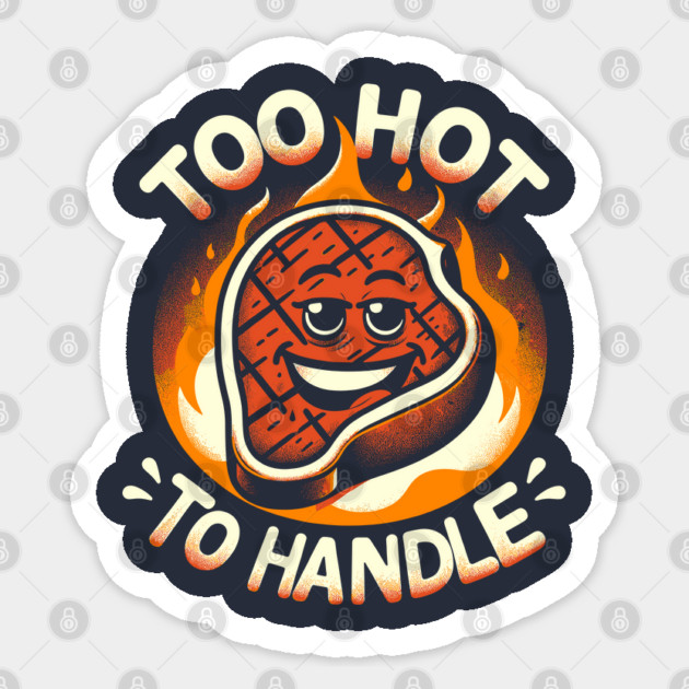 Steak Lover Funny Grill BBQ Pun Sticker by Anticorporati