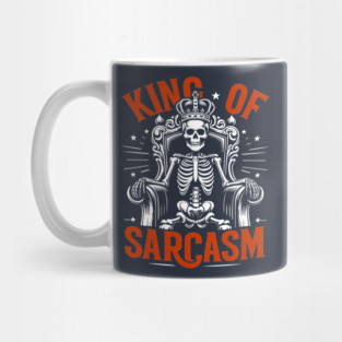 King of Sarcasm Humor Pun Jokes Lover Mug