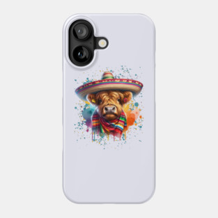 Cinco de Mayo Cow Phone Case