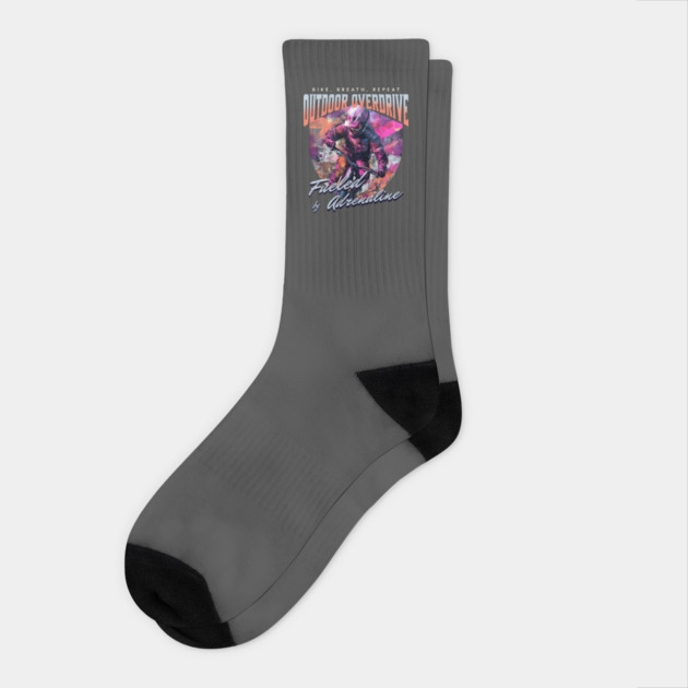 Fueled by Adrenaline, Outdoor Overdrive Socks by Vinokurio