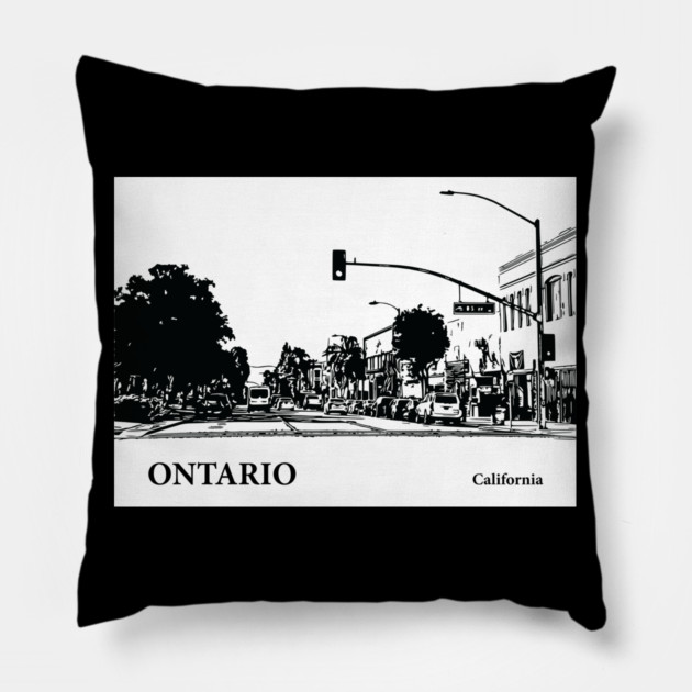 Ontario California Pillow by Lakeric