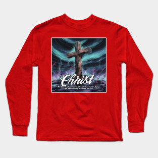 Cross of Redemption: Artistic Christian Imagery Galatians 3:13 Long Sleeve T-Shirt
