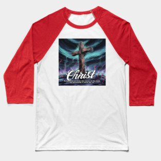 Cross of Redemption: Artistic Christian Imagery Galatians 3:13 Baseball T-Shirt