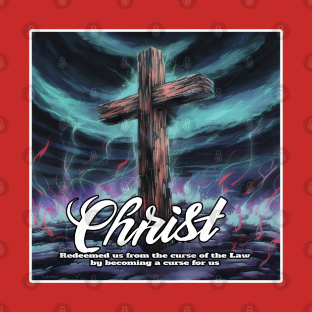 Cross of Redemption: Artistic Christian Imagery Galatians 3:13 by Reformed Fire