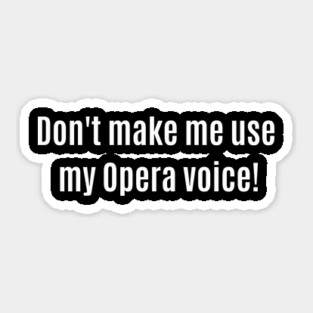 Opera Voice Sticker