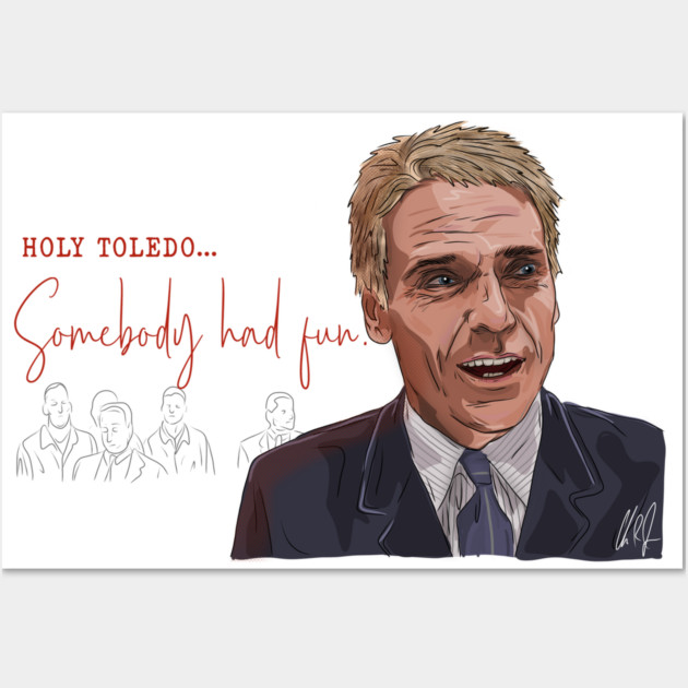 Die Hard: Holy Toledo Wall Art by 51Deesigns