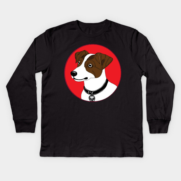 Jack Russell Terrier Kids Long Sleeve T-Shirt by DickinsonDesign