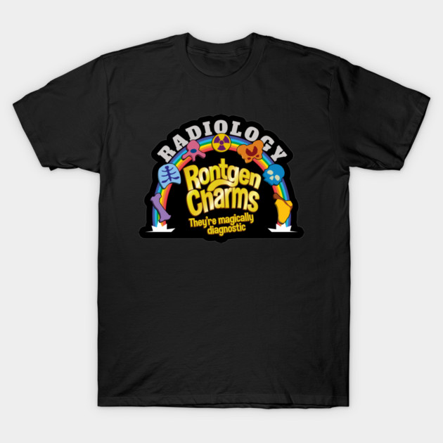 Rontgen Charms Magically Diagnostic T-Shirt by LaughingCoyote