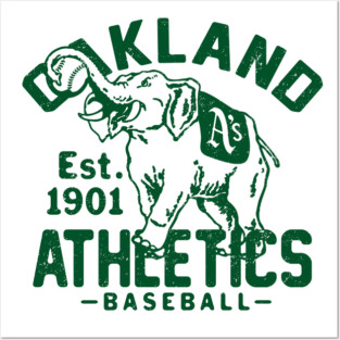 Vintage Oakland Baseball Posters and Art